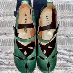 JAFA BOOT, "Mary Janes" size 41, Teal color